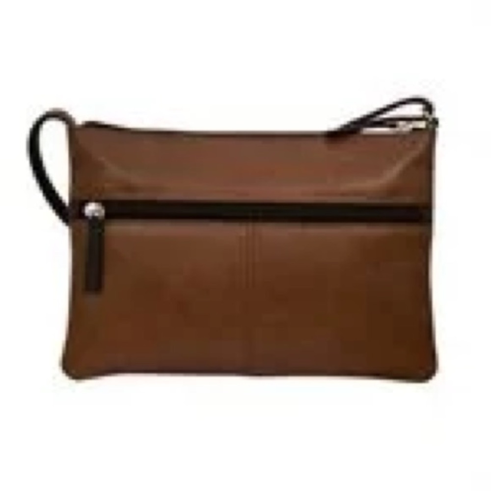 ili New York Double Zip Cross Body